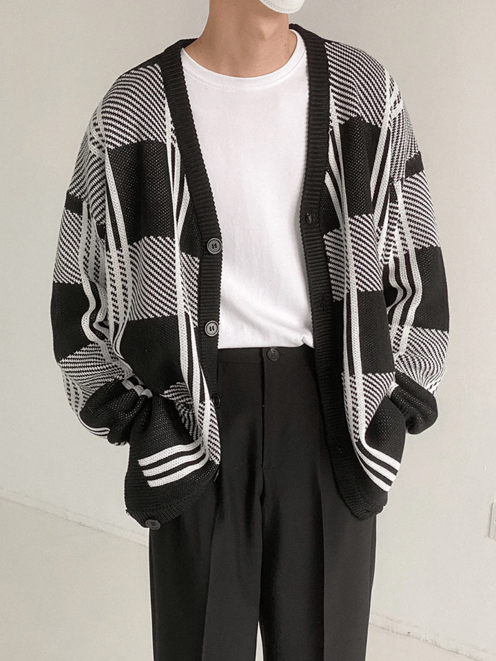 Check Design Corian Cardigan st61