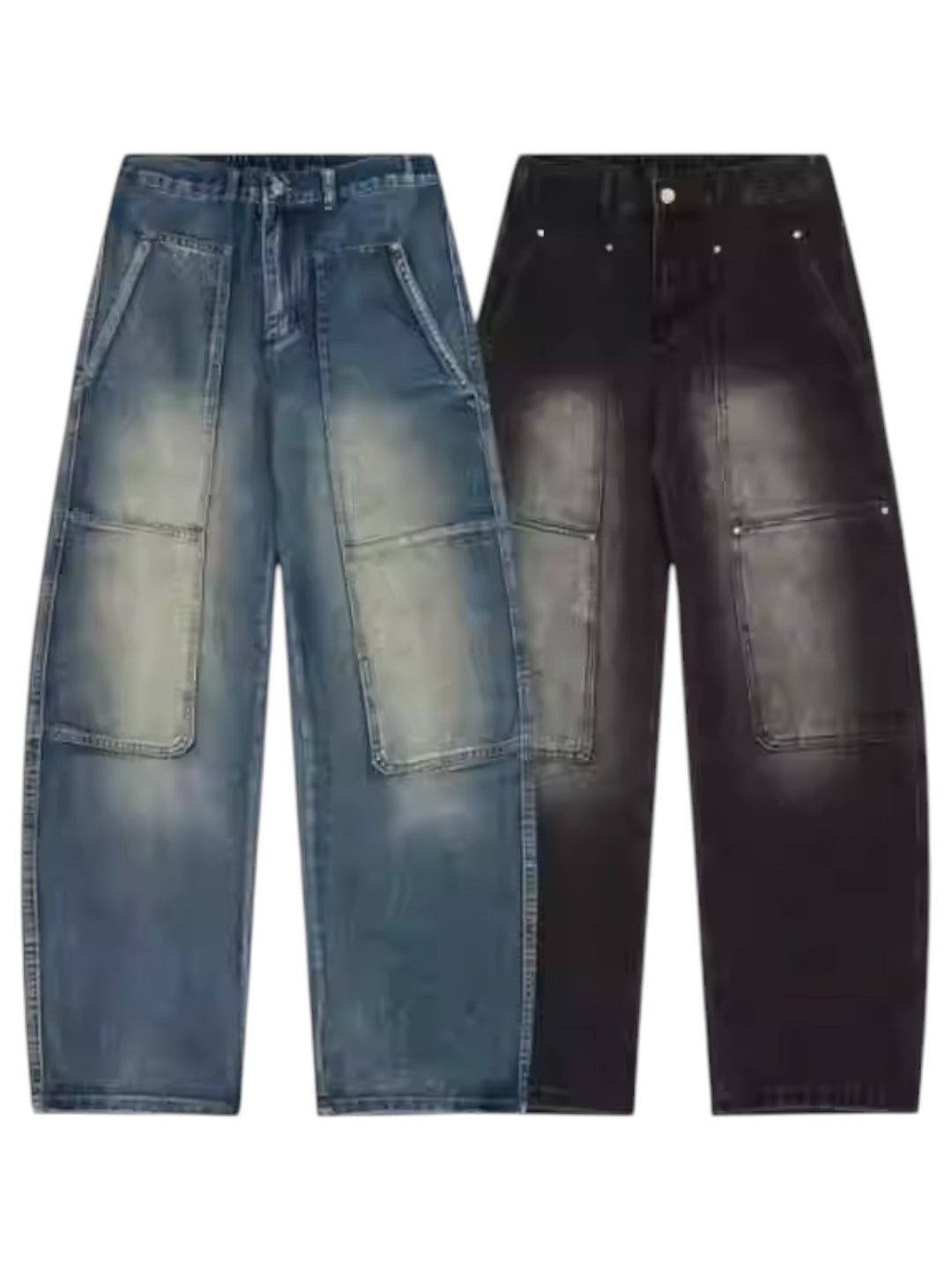 [DAZHONGMA] VINTAGE RIVETED WORK JEANS st5046