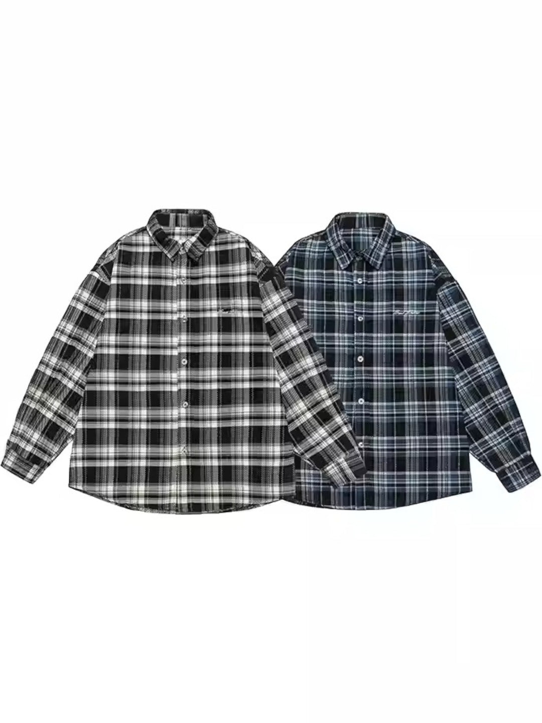 EMBROIDERED PLAID shirt st5069
