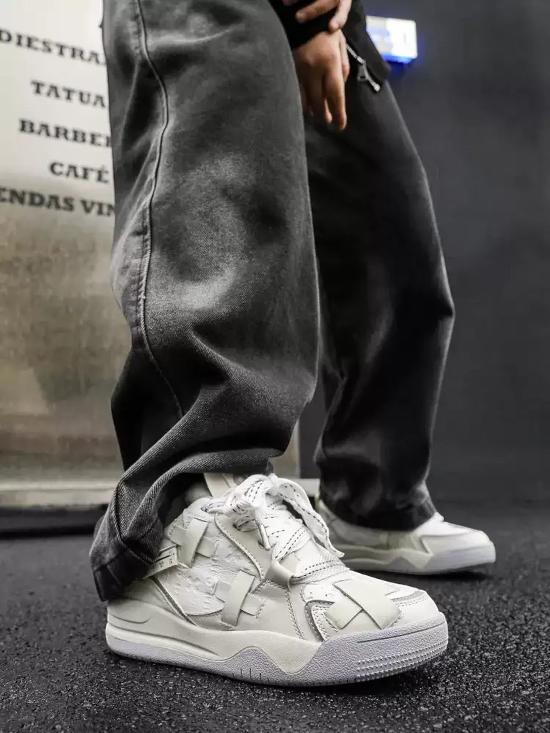 BREATHABLE PLATFORM SNEAKERS ST5169