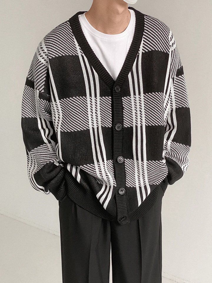 Check Design Corian Cardigan st61