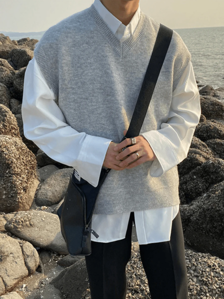 [MRCYC] Color V Neck Vest st40