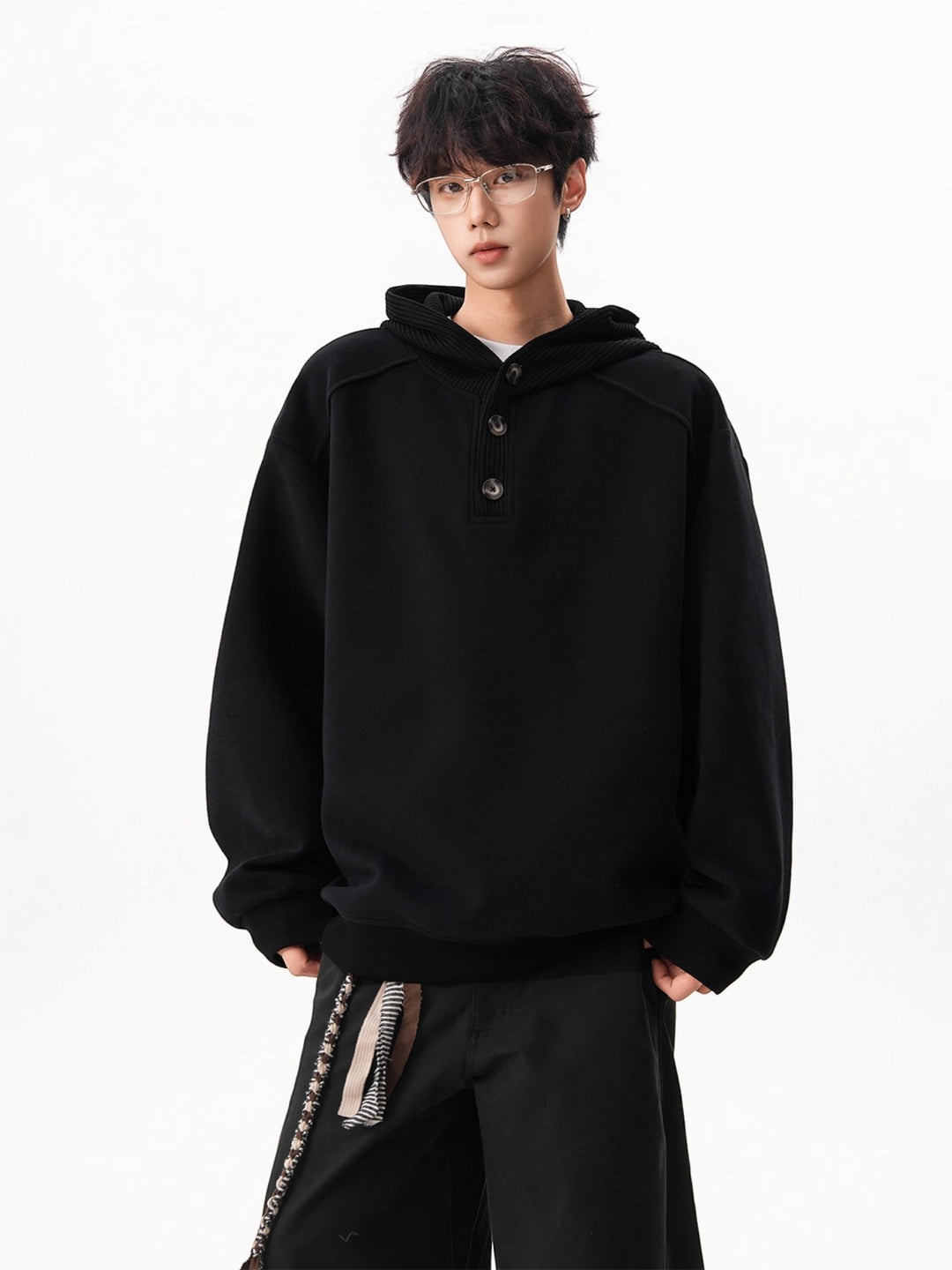 HEAVY KNIT HOODIE st5047