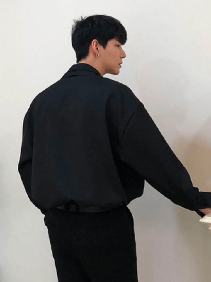 [DAVID&ME] Handsome Ice Silk Shirt st197