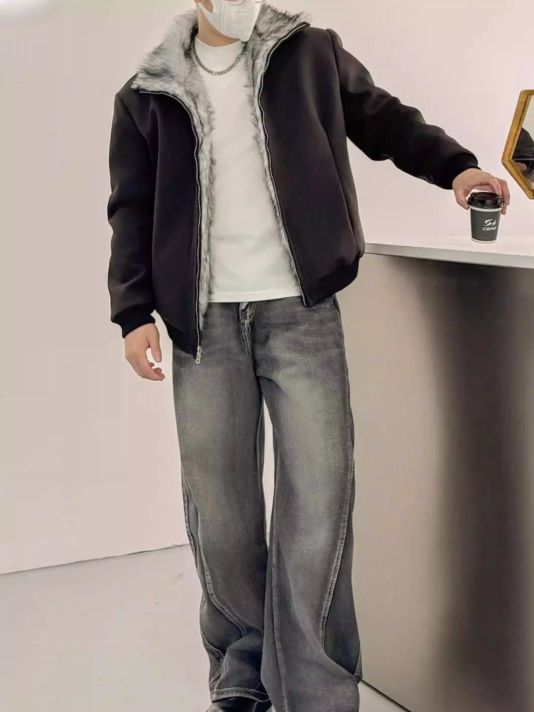 Reversible jacket st5102