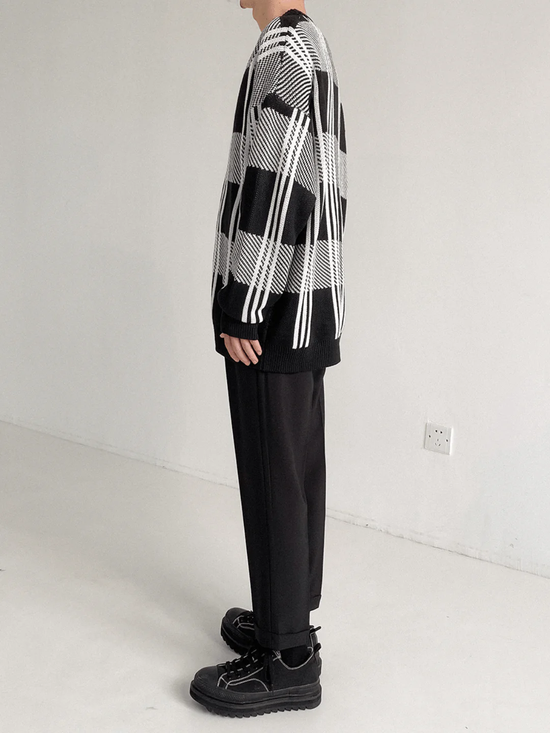 Check Design Corian Cardigan st61