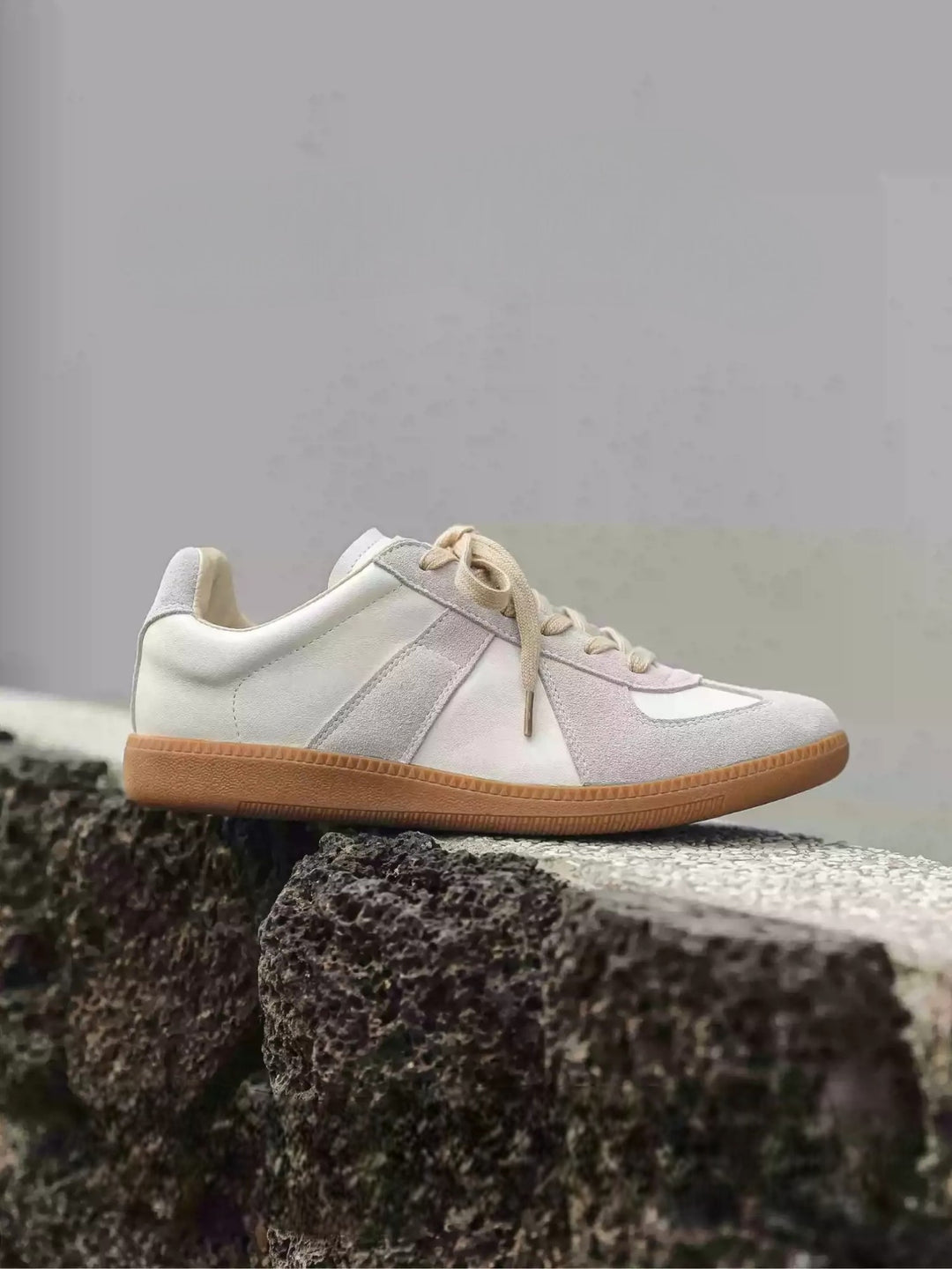Genuine Leather Retro Trainers ST5170