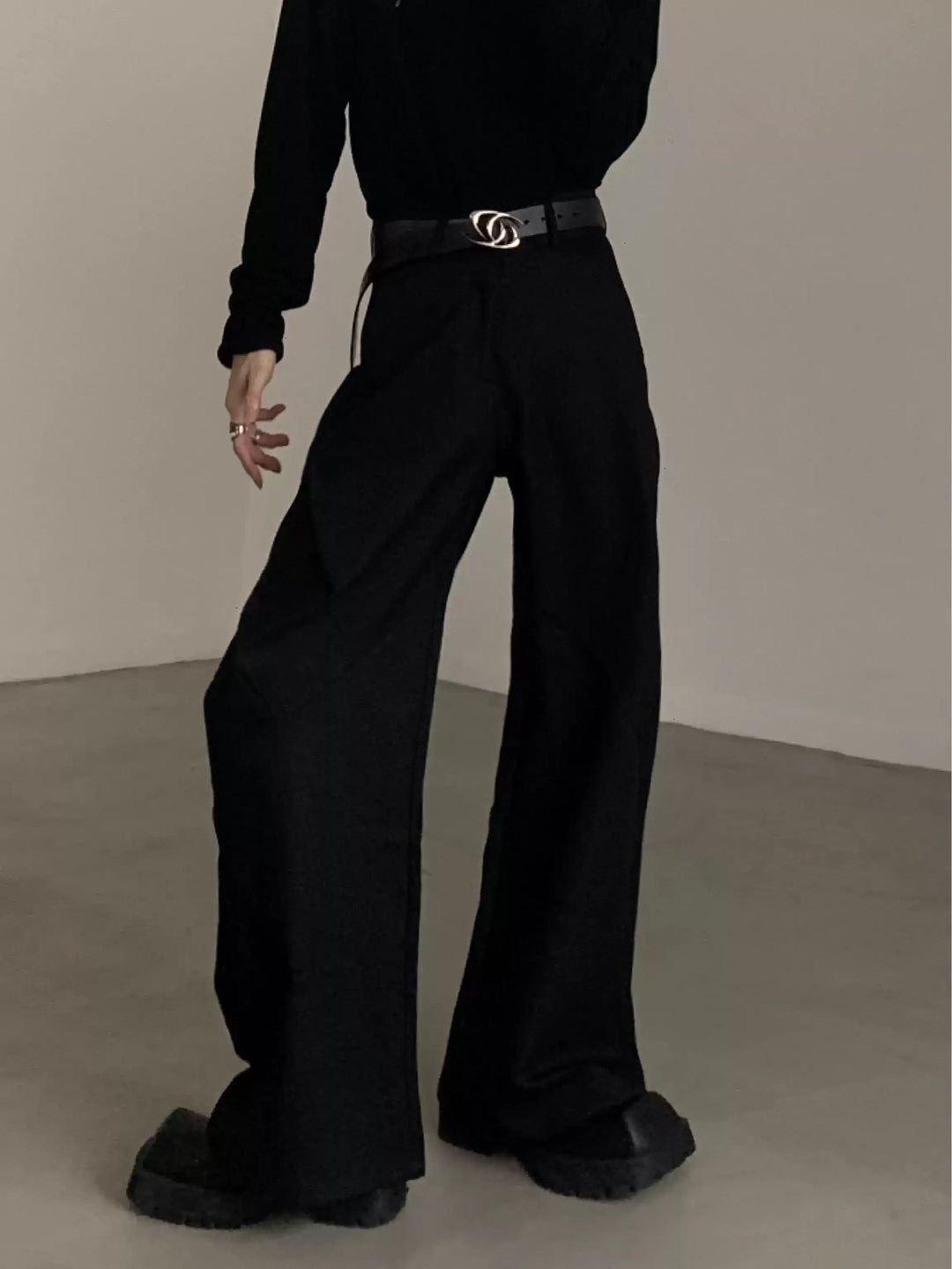 DECONSTRUCTED PLEATED WIDE-LE ST5201