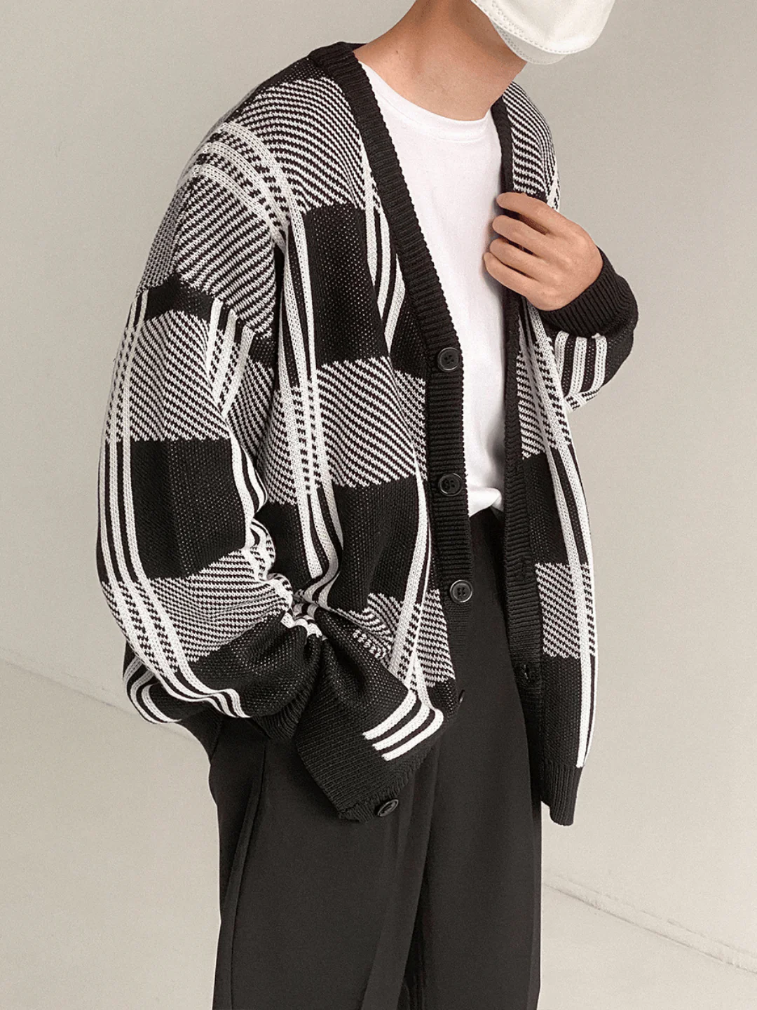 Check Design Corian Cardigan st61