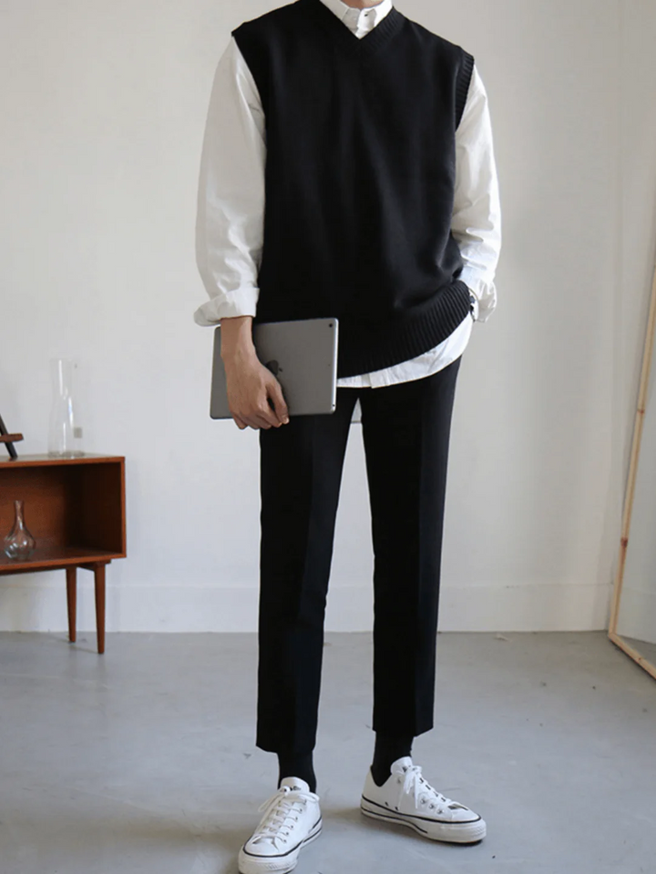 [MRCYC] Color V Neck Vest st40
