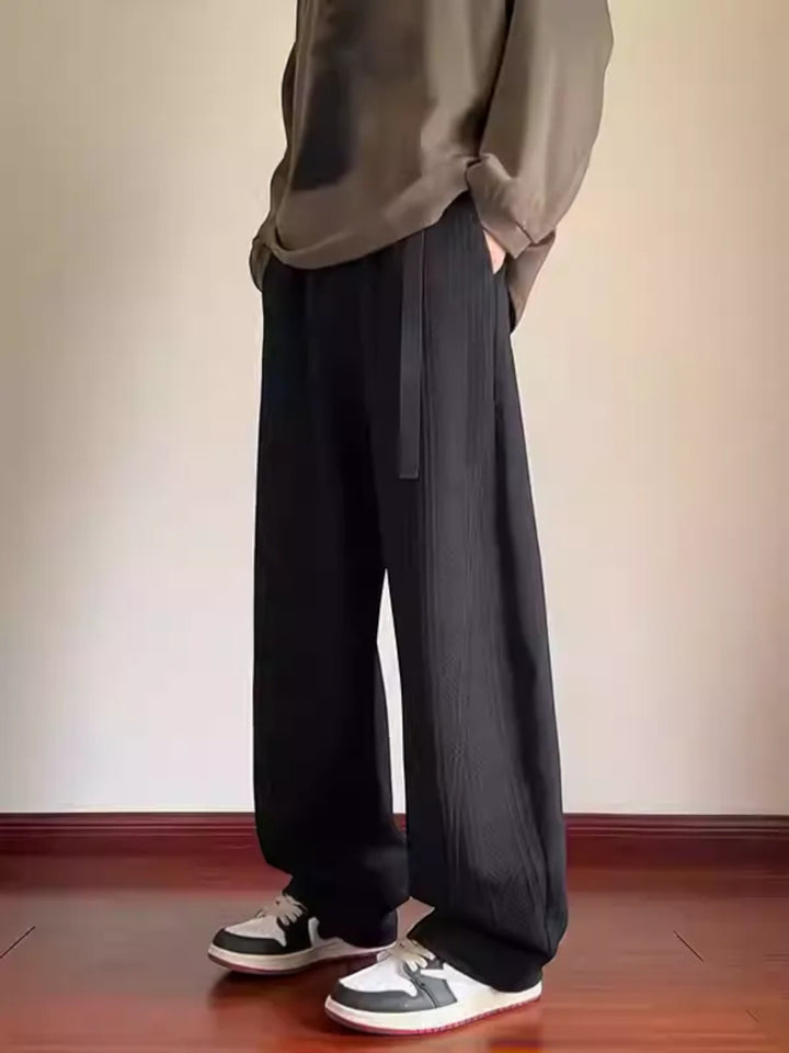 SABER-CUT JACQUARD KNIT TROUSERS ST5145