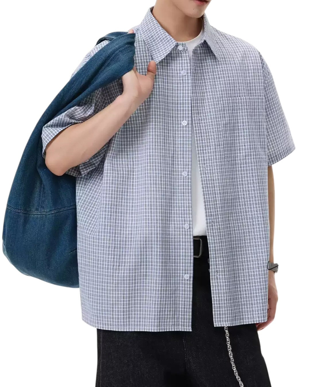 VINTAGE CHECKERED SHORT SLEEVE SHIRT MT560