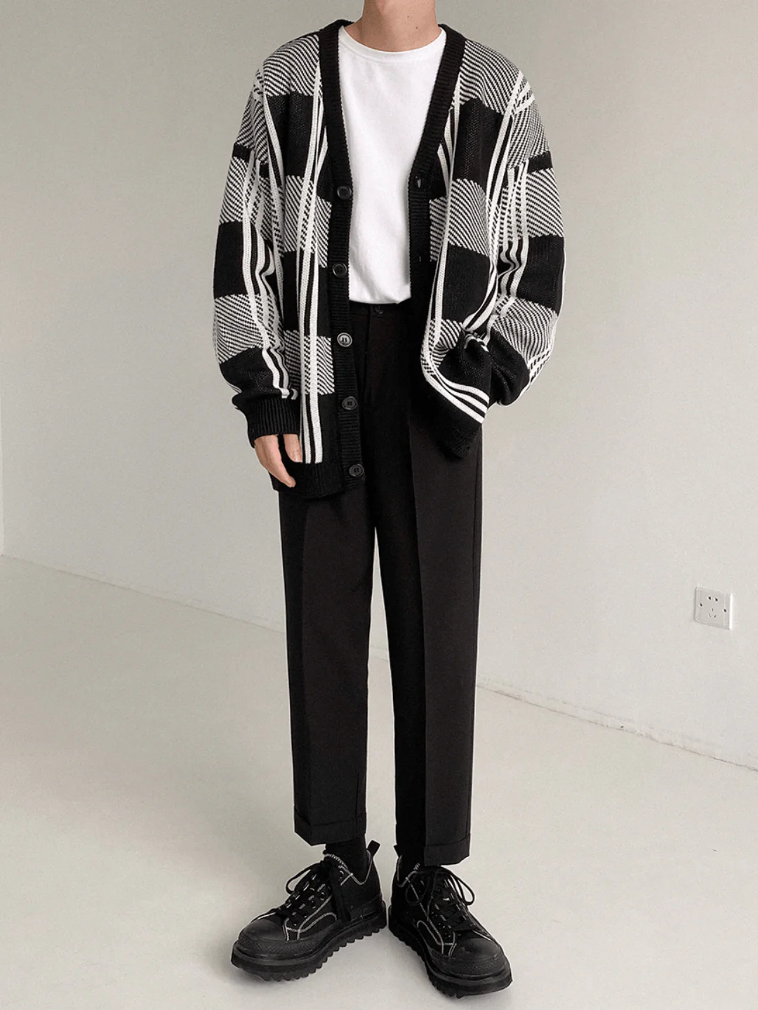 Check Design Corian Cardigan st61