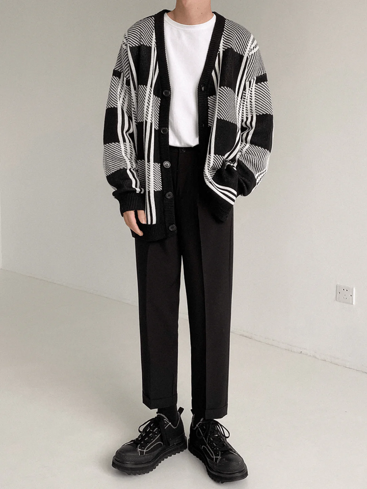 Check Design Corian Cardigan st61